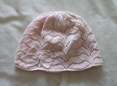 Next Baby Pink Wool Hat