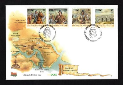 2001 Ireland Kinsale 1601 (Nine Years Wars) Commemorative Stamps An Post First Day Cover (FDC)