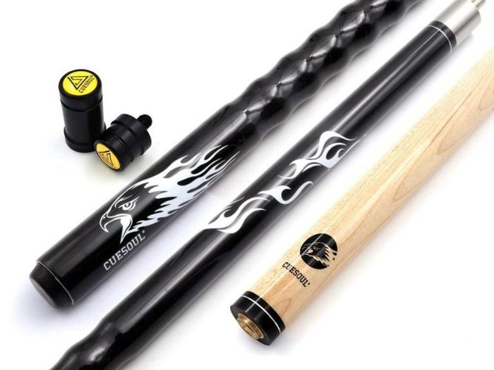 58" 21oz Maple Pool Cue Stick 13mm tips, Very Nice Grip, with Joint Protector/Shaft Protector MULTIPLE COLOURS AVAILABLE (FREE POSTAGE)