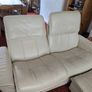 Vintage leather couch set Image 4