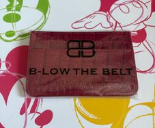B- low the belt card case