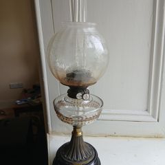 Antique oil lamp
