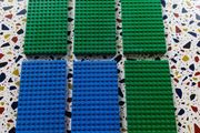 6x Lego Baseboards 10 x 20