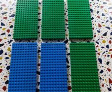 6x Lego Baseboards 10 x 20