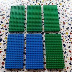 6x Lego Baseboards 10 x 20