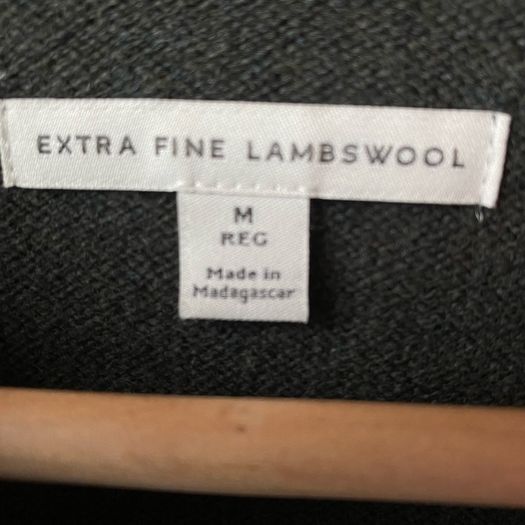 M&S Lambswool Green Sweater