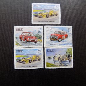 Ireland 2001.Five stamp set.Royal Automobile Club.Mint Never Hinged.MNH.