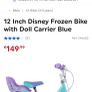 Disney Frozen 12in Biycycle Image 4