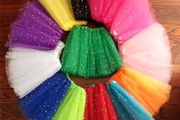 Children's blue,pink,yellow, tulle skirt one size