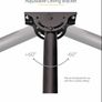 Dual TV Ceiling Mount 32"-75" Image 5