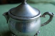 Vintage  Silver Plated Mustard Condiment Pot
