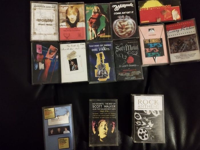 assorted tapes