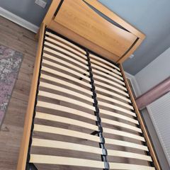 Bed frame king size wooden