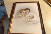 Framed Print Guardian Angels With Child
