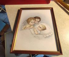 Framed Print Guardian Angels With Child