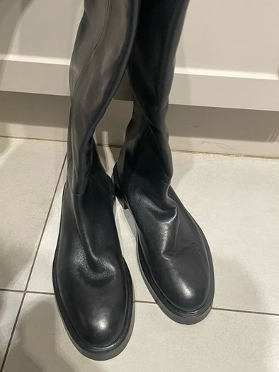 tall boots riding black women Jigsaw size 5 BNWT