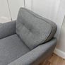 French Connection DFS Zinc Grey 4 seater couch and armchair set Image 3