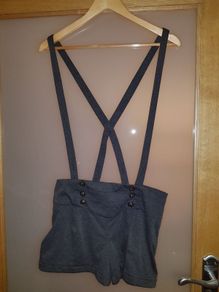 Grey Military Style Shorts