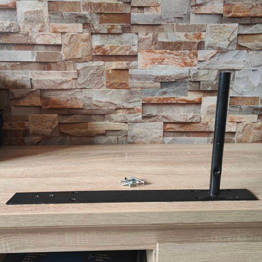 Black Metal Wall Bracket for  Floating Shelf
