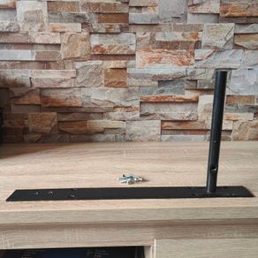 Black Metal Wall Bracket for  Floating Shelf