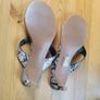 Sandals Snakeskin Size 6 Image 3