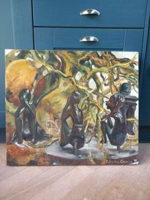 Oil painting on canvas