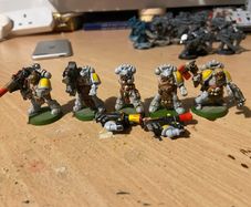 Warhammer 40k Space Wolves Long Fangs Squad 2nd edition Metal