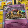 Claydol ! Miscut Error ! Off Centre ! from Obsidian Flames Set !  2023 ! Error Pokemon Card ! Image 2