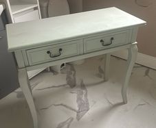 Pale Green Two-Drawer Console / Dressing Table  Lovely console table