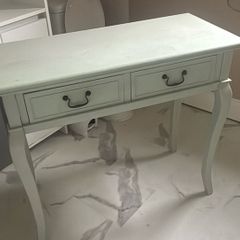 Pale Green Two-Drawer Console / Dressing Table  Lovely console table