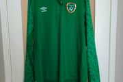 2020/21 Republic of Ireland Umbro Training 1/4-Zip Drill Top