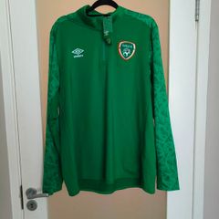 2020/21 Republic of Ireland Umbro Training 1/4-Zip Drill Top