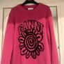 Ganni Womens Grapic Wool Jumper (Size M) Image 2