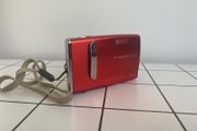 Fujifilm Digital Camera FinePix Z10fd 7.2MP Red Working No Charger