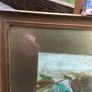 Art - Antique Oil on Board. Image 6