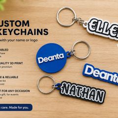 Custom NFC Keychains  Personalised Names & Business Logos