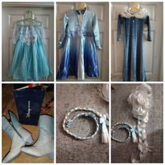 elsa costumes boots and hair accessories