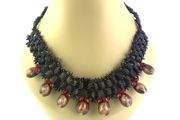 Vintage Tribal Necklace With Seeds And Shells