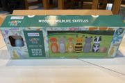 wooden wildlife skittles