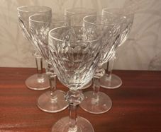 Set of 6 Vintage Waterford Crystal Sherry  Port  Liqueur Glasses