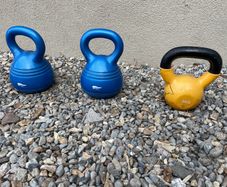Kettle bells (x3)