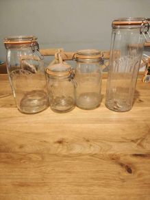 Beautiful Kitchen Decor Glass Storage Jars