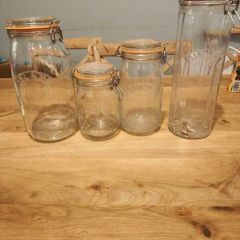 Beautiful Kitchen Decor Glass Storage Jars