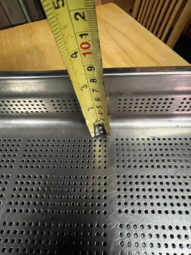 gastronorm pan. Perforated stainless steel catering pans