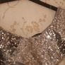 Silver Sequin Off shoulder Maxi Dress Image 4