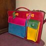 Viaverdi Multicolour Leather Bag - Italian made Image 2