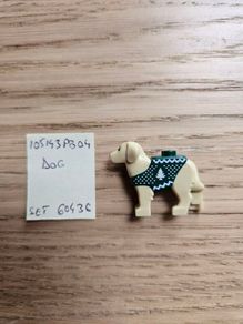 lego 105143pb04 christmas coat dog, set 60436