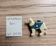 lego 105143pb04 christmas coat dog, set 60436