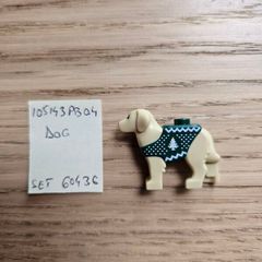 lego 105143pb04 christmas coat dog, set 60436