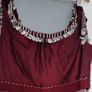 FRANCA belly dancer style cropped top Sz M ( Fit 10-12 UK) Image 3